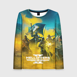 Лонгслив женский Сражение helldivers 2, цвет: 3D-принт