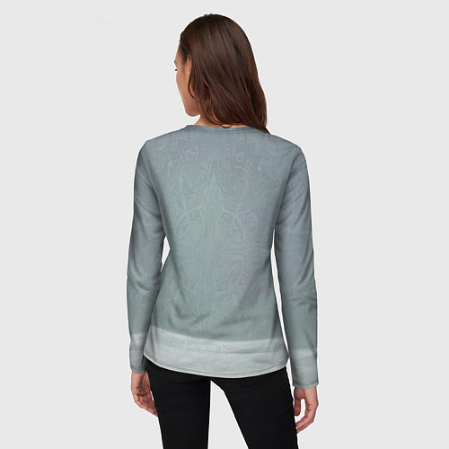 Женский лонгслив Мощный бронированный рыцарь / 3D-принт – фото 4