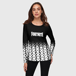 Лонгслив женский Fortnite game pattern, цвет: 3D-принт — фото 2
