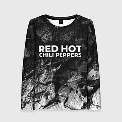 Лонгслив женский Red Hot Chili Peppers black graphite, цвет: 3D-принт