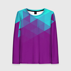 Женский лонгслив Geometry polygonal psy