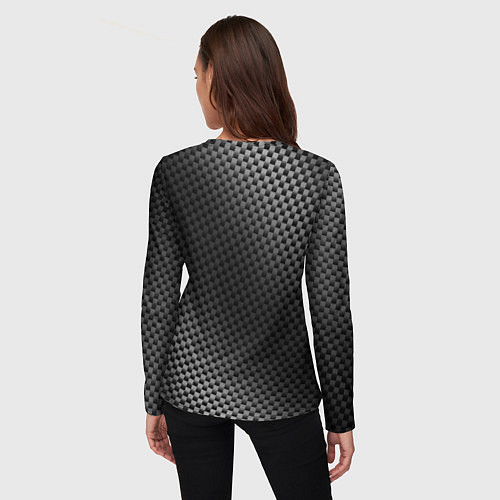 Женский лонгслив Infiniti sport carbon / 3D-принт – фото 4