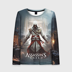 Лонгслив женский Assassins creed poster game, цвет: 3D-принт