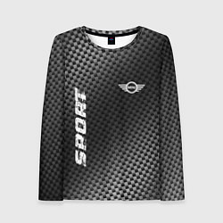 Лонгслив женский Mini sport carbon, цвет: 3D-принт