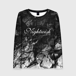 Лонгслив женский Nightwish black graphite, цвет: 3D-принт