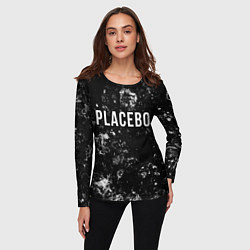 Лонгслив женский Placebo black ice, цвет: 3D-принт — фото 2