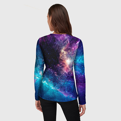 Женский лонгслив Green Day space rock / 3D-принт – фото 4