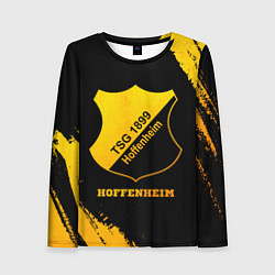 Лонгслив женский Hoffenheim - gold gradient, цвет: 3D-принт