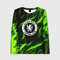 Женский лонгслив Chelsea sport club fc fire