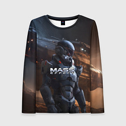 Лонгслив женский Mass Effect game space, цвет: 3D-принт