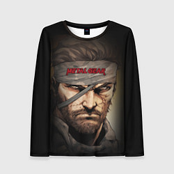 Лонгслив женский Metal gear Venom Snake, цвет: 3D-принт