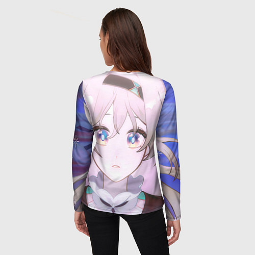 Женский лонгслив Honkai Star Rail Firefly smile / 3D-принт – фото 4
