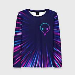 Лонгслив женский Evangelion neon blast lines, цвет: 3D-принт