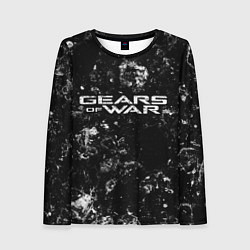 Лонгслив женский Gears of War black ice, цвет: 3D-принт