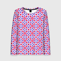 Лонгслив женский Потрясающий узор батик, цвет: 3D-принт