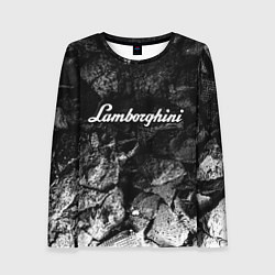 Женский лонгслив Lamborghini black graphite