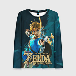 Лонгслив женский Zelda - Link, цвет: 3D-принт