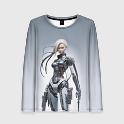 Лонгслив женский Barbie - cyber warrior, цвет: 3D-принт