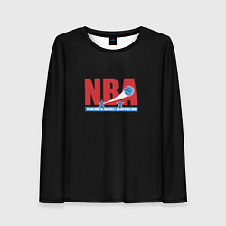 Лонгслив женский NBA sport basketball, цвет: 3D-принт