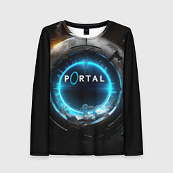 Лонгслив женский Portal логотип игры, цвет: 3D-принт