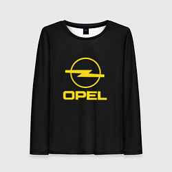 Лонгслив женский Opel yellow, цвет: 3D-принт