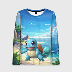 Лонгслив женский Pokemon Squirtle, цвет: 3D-принт