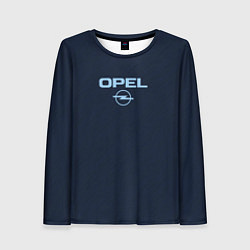 Женский лонгслив Opel тёмно-синий