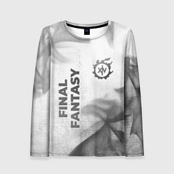 Лонгслив женский Final Fantasy - white gradient вертикально, цвет: 3D-принт