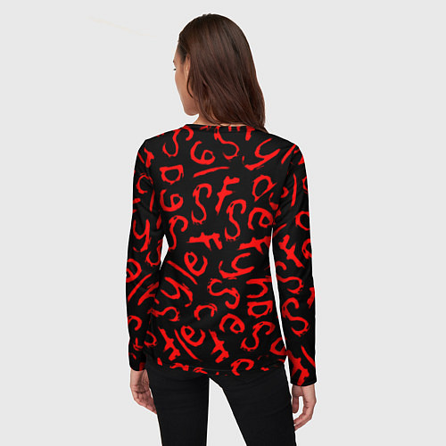 Женский лонгслив Sally Face roglike game / 3D-принт – фото 4