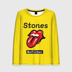 Лонгслив женский Stones no filter, цвет: 3D-принт