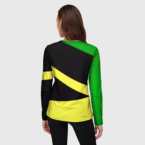 Женский лонгслив Liverpool geometry sport / 3D-принт – фото 4