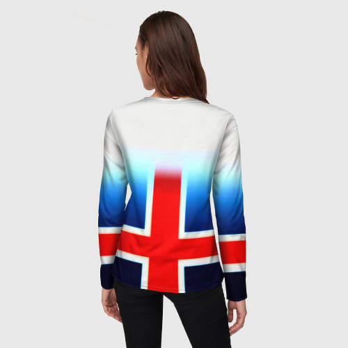 Женский лонгслив Ювентус анг / 3D-принт – фото 4