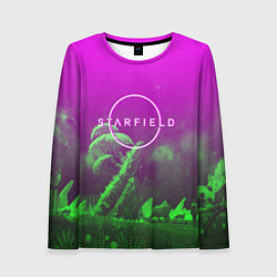 Лонгслив женский Starfield space rpg, цвет: 3D-принт