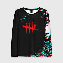 Лонгслив женский Dead by daylight глитч, цвет: 3D-принт