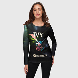 Лонгслив женский Deadlock Плющ, цвет: 3D-принт — фото 2