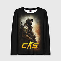 Женский лонгслив CS спецназовец