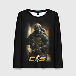 Женский лонгслив CS спецназовец