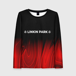 Лонгслив женский Linkin Park 2024 red plasma, цвет: 3D-принт