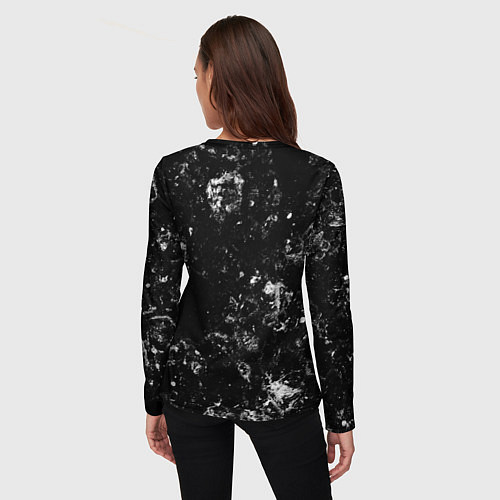 Женский лонгслив Stumble Guys black ice / 3D-принт – фото 4