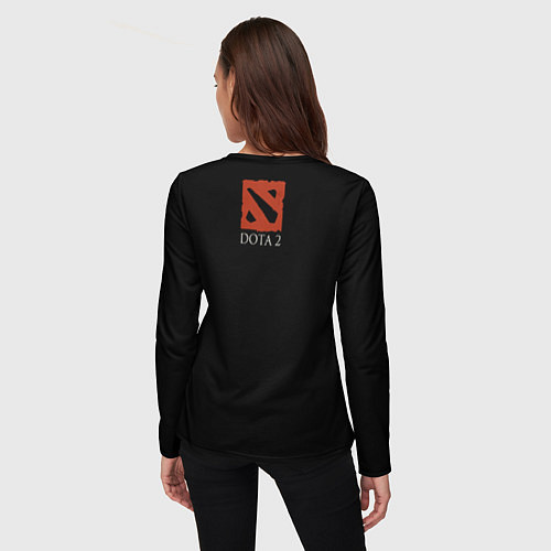 Женский лонгслив Снайпер Dota 2 / 3D-принт – фото 4