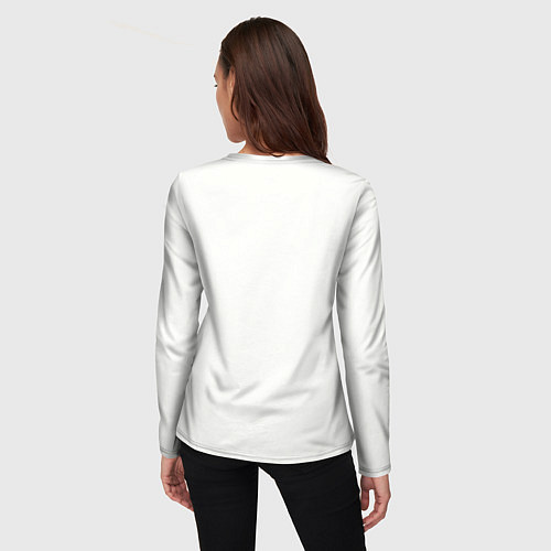 Женский лонгслив Цифры 2025 из разноцветных цветов / 3D-принт – фото 4