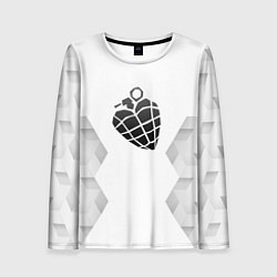 Лонгслив женский Green Day white poly, цвет: 3D-принт