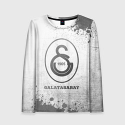 Лонгслив женский Galatasaray - white gradient, цвет: 3D-принт