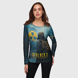 Лонгслив женский Stalker 2 зараженная зона, цвет: 3D-принт — фото 2