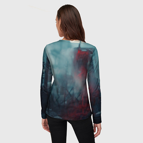 Женский лонгслив Stalker 2 зараженная зона / 3D-принт – фото 4