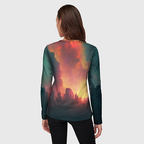 Женский лонгслив Stalker 2 радиоактивный дым / 3D-принт – фото 4