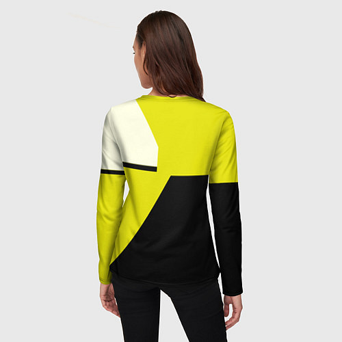 Женский лонгслив Assassins Creed geometry logo / 3D-принт – фото 4