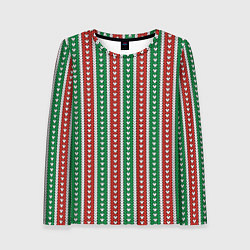 Женский лонгслив Knitted pattern