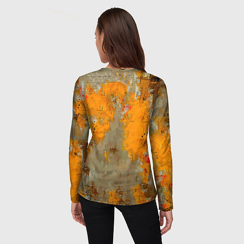 Женский лонгслив Лис боксер / 3D-принт – фото 4