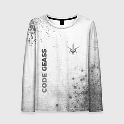 Лонгслив женский Code Geass - white gradient вертикально, цвет: 3D-принт